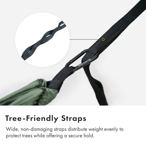 Suparpine Camping Hammock With Straps Included Sand Color Single Size Lightweight Portable Gear for backpacking.
