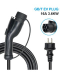 Heavy Duty Portable EV Charger Delivering Smooth Juice To Your Rig With Type Two Connector showing GB/T EV plug with cable.