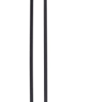 Two 8 Inch Ultraviolet Black Cable Tie 0.17 Inch Wide With Dual Sided Locking Teeth for a Strong Quick Tie Down Up to 2 Inch Bundle Diameter.