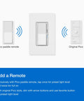 Diva Style Smart Dimmer Switch With No Neutral Required For Easy Glow Up On Any Circuit Syncs Flawlessly With Alexa Google And Siri requires smart hub, shown with Pico remote.