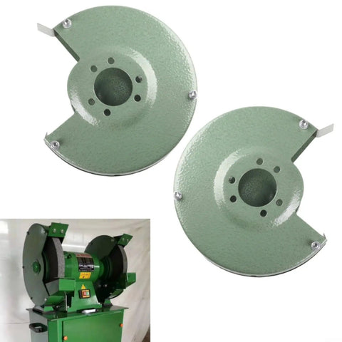 6 Inch Bench Grinder Wheel Safety Guard With Inner And Outer Shields, Pro Grade Fit For 150 Type Grinding Machines, Green Iron