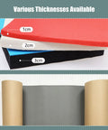 Various thicknesses of heavy duty foam bumper strips showing 1cm, 2cm, and 3cm options for Banish Wall Scuffs And Door Dings Cold.
