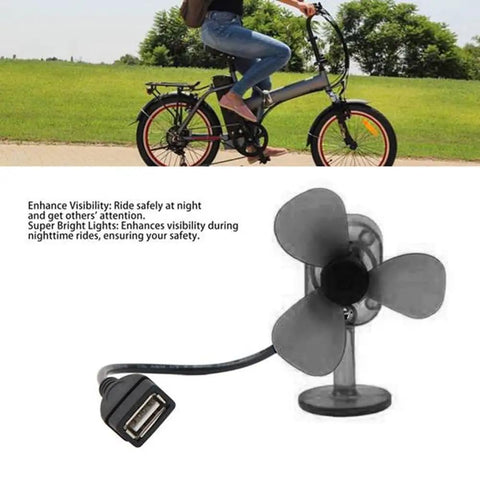 5W USB Mini Portable Wind Power Generator Charger for Camping and Hiking attached to bike for emergency charging