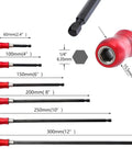 Image of Sturdy Stainless Steel Drill Extension Rod Holder showcasing different lengths with rust resistant feature.