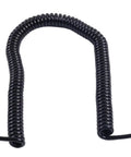 Heavy Duty Electric Pallet Jack Charger Cable For Big Joe Forklift EZ30 E30 D40 EZ40 Replacement Part 1115-500006-10 coiled black power cord