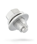 Magnetic Engine Oil Drain Plug M12 X 1.25MM Stainless Steel Fits Infiniti, Lexus, Nissan, Toyota With Aluminum Crush Washer DP006