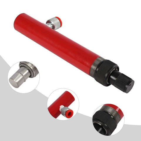 Tough As Nails 4 Ton Hydraulic Porta Power Cylinder With Portable Ram Jack Stand For Auto Body Frame Pulling And Truck Repairs Rock Solid Lifting Workhorse Up To Fifteen Inches