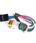 Top Tier N20 Hall Encoder DC Gear Motor With 6V And 12V Options, featuring wires and a 4PPR output design.