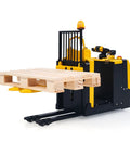 Get Your Hands On This Wheelfun RTR Metal 1/14 Electric Remote Control Forklift MO55 with pallet in lifting position.
