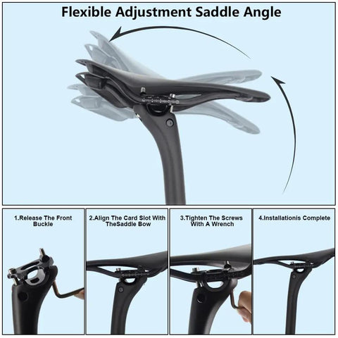 Ultralight Carbon Bike Seat Post 25mm Offset 400mm 30.8Mm Diameter UD Matte 3K Finish Road And MTB Saddle Post Adjustable 210G Weight