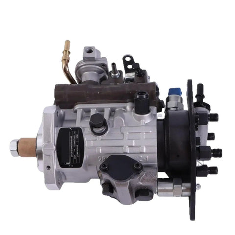 Heavy Duty Fuel Injection Pump Replacement For Caterpillar 3054 And Perkins Vista 4T side view showing ports and attachment points.