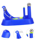 Hands On Newtonian Physics Pendulum Lab Tool for Classroom Demonstrations and Inertia Visualization Energy Transfer and Motion Experiments, blue base with spheres and rod