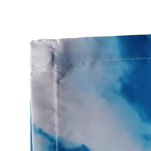 Close-up of Cloudy Sky Fluorescent Light Covers 4x2 Feet 4 Pack With Magnetic Mounts Flame Retardant Fabric NFPA 701 Certified edge