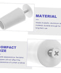 Tough As Nails 8 Pack Vertical Blind Bottom Weights Roller Shutter Stopper Repair Kit white plastic stopper with screw.