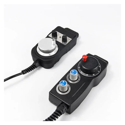 Handheld CNC Pulse Generator And Encoder For Machine Tools, Onsite Motion Control System with STK6 stop button and knobs.