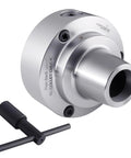 5C Collet Chuck 5 Inch Plain Back For Lathe Machine With Recessed Back Plate Ready To Install Via Adapter Heavy Duty 0.0006 TIR