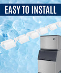 Five Pack Water Supply Spray Guide Replacement Fits Various Commercial Ice Maker Models Like Km 1200 And Km 1300 Series Keeps Things Running Smooth Without Any Hassle With Durable Build For Long Lasting Use, white plastic spray guides with ice maker