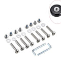 Inline Skate Replacement Wheel Axles Repair Kit With 6mm Shafts In 30mm And 36mm Lengths Includes 8 Screws 8 Washers 2 Hex Wrenches