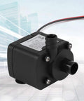 Kick Heat Out With This 12V DC Mini CPU Water Cooling Pump Featuring 300 Liter Per Hour Flow Rate And 1800 RPM for desktop use.