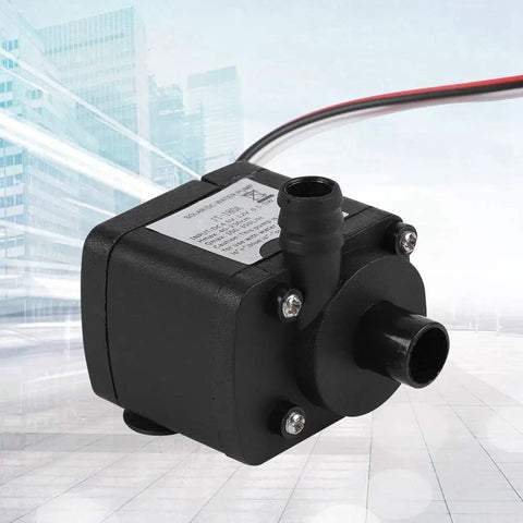 Kick Heat Out With This 12V DC Mini CPU Water Cooling Pump Featuring 300 Liter Per Hour Flow Rate And 1800 RPM for desktop use.