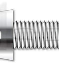 1000 Pack M1.2x4mm Machine Screws Din 84 Iso 1207 Metric Pan Head Slotted Screw Full Thread A2 304 stainless steel with full thread.