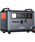 Massive Portable Power Station With LiFePO4 Battery And 6000W AC Output Solar Generator Beast Mode side view with features