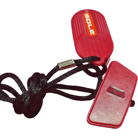 Red Magnetic Treadmill Safety Key With Universal Compatibility, Emergency Stop Lock And Cord for Safe Home Workouts