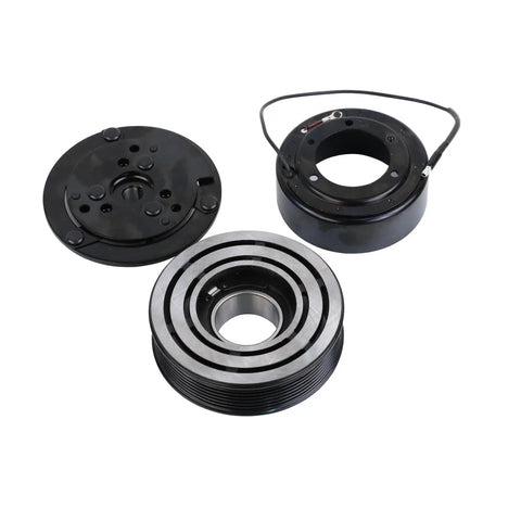 AC Compressor Clutch Assembly Kit For Sanden 508 12V V Belt 2 Pack 2A Groove Direct Replacement High Quality Performance