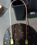 Pigtail POL X POL Seven Eighths Inch Hex 36 Inch Copper Tube Assembly With Brass Connectors Heavy Wall Annealed Copper Tubing