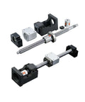 Solid SFU1610 Ballscrew Kit With 16mm Dia C7 Grade And Complete Hardware Set For CNC Router Build Super Stable Linear Motion System Perfect For Nema24 Projects, ballscrew parts laid out