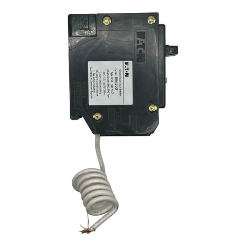 BRN120GF GFCI Breaker 5ma 1 Pole 10kaic 20a Pigtailed Electrical with coiled wire