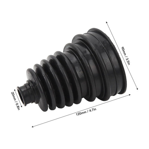 Top Tier Universal Silicone CV Joint Boot Kit Two Pack, 120mm black silicone protector, ideal for dust coverage on domestic rides.