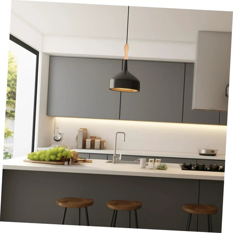 Wooden Chandelier Cord Grip For Ceiling Lights Simple Install Pendant Light over modern kitchen island