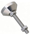 Heavy Duty Adjustable Furniture Feet Set, 4 Stainless Steel M8x50mm Legs With Silent, Wear-Resistant Pads
