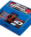 Killer Plug And Play Four Amp Fast Charger For Rc NiMh And LiPo Packs With Smart Auto Id Recognition, top view showing controls.