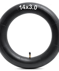 Heavy Duty 14x3 Inner Tube For 14 Inch E Bikes Scooters Mopeds Choppers And Folding Bikes With Bent CR202 Valve Stem Built Tough Forty Percent Thickened For Extra Durability Wide Fit On 14x3 Tires 1 Piece, 14x3.0 butyl rubber tube with bent valve