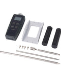 Go-To Field Ready Digital Soil Penetrometer with components for ground bearing capacity testing, 0 to 100 kg load, 0 to 30 cm penetration.