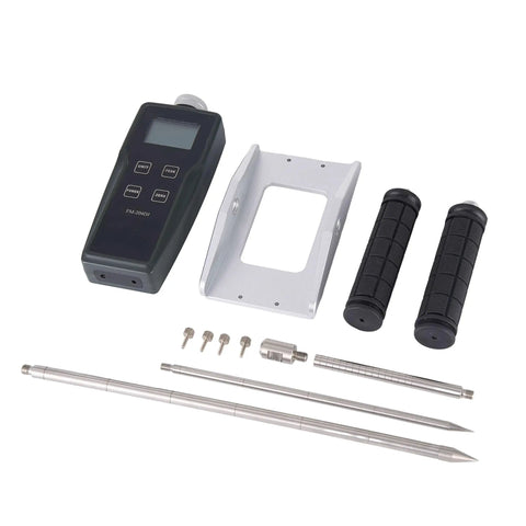 Go-To Field Ready Digital Soil Penetrometer with components for ground bearing capacity testing, 0 to 100 kg load, 0 to 30 cm penetration.