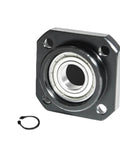 Heavy Duty FK12 Ball Screw Bearing Seat With FF12 End Support Unit For SFU1604 1605 1610 Ballscrew close-up view with retaining ring.