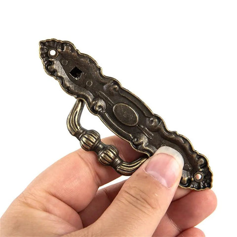 Antique Bronze 2 Pack Metal Drawer Pulls Handles For Cabinets Wardrobes Doors And Chests 10.6 X 2 X 3.5 Cm Dope Vintage Look Easy Install Durable Hardware