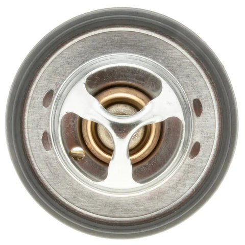 Heavy Duty Engine Coolant Thermostat Replacement Direct Install For Mitsubishi Eclipse Galant Outlander 2000 To 2005 close-up view showing valve and gasket.