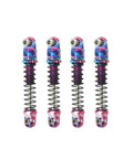 25mm Aluminum Shock Absorbers Set Of 4 For Axial SCX30 RC Crawler Upgrade Parts With Vibrant Pink Blue Purple Anodized Finish