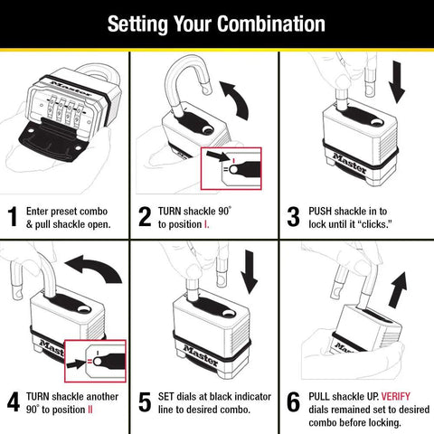 Heavy Duty Weatherproof Padlock With Resettable 4 Digit Combination For Outdoor Gates Sheds And Storage Brass Finish Tough As Nails Built To Last Durable Lock For Backyards And Fences