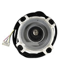 Top view of Air Conditioner Brushless DC Motor WZDK124-38G SIC-72FW-F1125-1 with color-coded wiring for home AC units.
