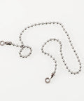 Fifteen inch stainless steel beaded chain for heavy duty rubber tub stopper for secure locking in drains.