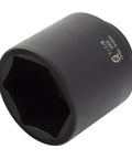 Beefy 1/2 Inch Drive 1-7/8 Inch Impact Socket built from chrome moly steel with radius corner design prevents rounding of fasteners