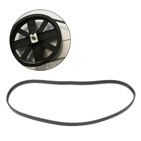 Durable 175 Teeth 525mm Bread Machine Transmission Belt For Bread Makers Part displayed with pulley detail