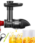 Turn Your Stand Mixer Into A Juicer With A Masticating Slow Juicer Attachment For All Models, Cold Press Parts In Iron Black