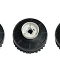 3 Pack Replacement Brushes For B9 Shampooer, OEM 42828 Compatible, fits Lux Floor Pro and Classic Floor Machines, top view