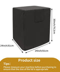 Heavy Duty Table Saw Cover Shields Your Outdoor Wood Planer From Dust Water And Paint While Keeping Your Power Tools Rock Solid For Any Badass Job Site Rig, 24x24x30in black Oxf order cloth